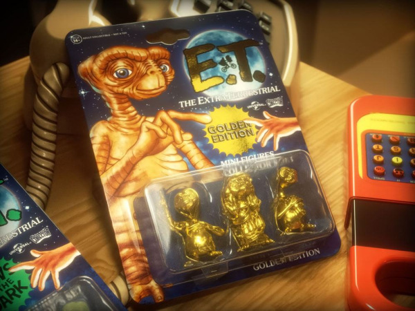 E.T. the Extra-Terrestrial Collector's Set Mini Figures 3-Pack Golden Edition 5 cm 5