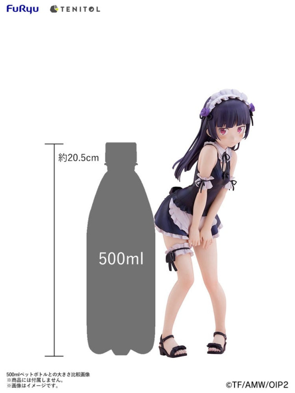 Ore no Imouto ga Konna ni Kawaii Wake ga Nai. Tenitol Tall PVC Statue Kuroneko swimsuits maid Ver. 2 7