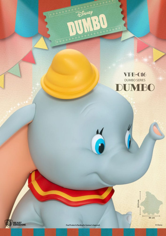 Disney Funktional Figure Vinyl Bank Dumbo 34 cm 5