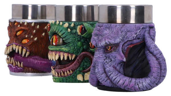 Dungeons & Dragons Set of 3 Mini Tankards Mini Monster 9 cm 1