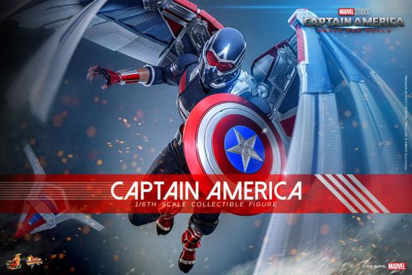 Captain America: Brave New World Movie Masterpiece Action Figure 1/6 Captain America 30 cm 1