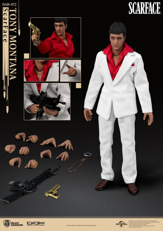 Scarface (1983) Action Figure Tony Montana 20 cm 5