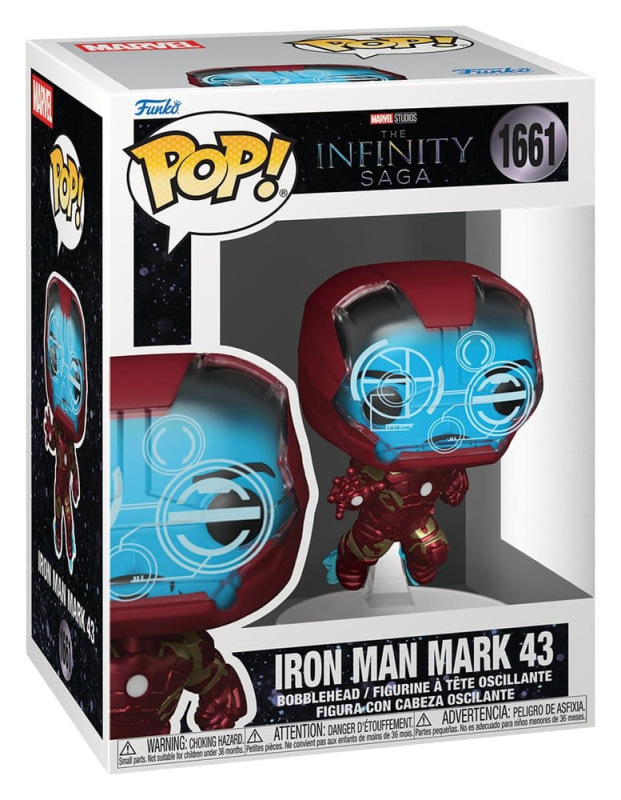 Marvel POP! Comics Vinyl Figure Iron Man 9 cm 1