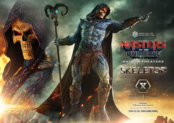 Masters of the Universe (2026 Film) Real Elite Masterline Series Statue 1/3 Skeletor 95 cm 1