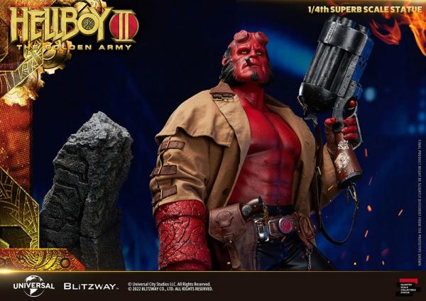 Hellboy II The Golden Army: Hellboy 1/4 Superb Statue - Blitzway