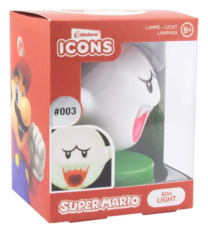 Super Mario Icon Light Boo 10 cm 2