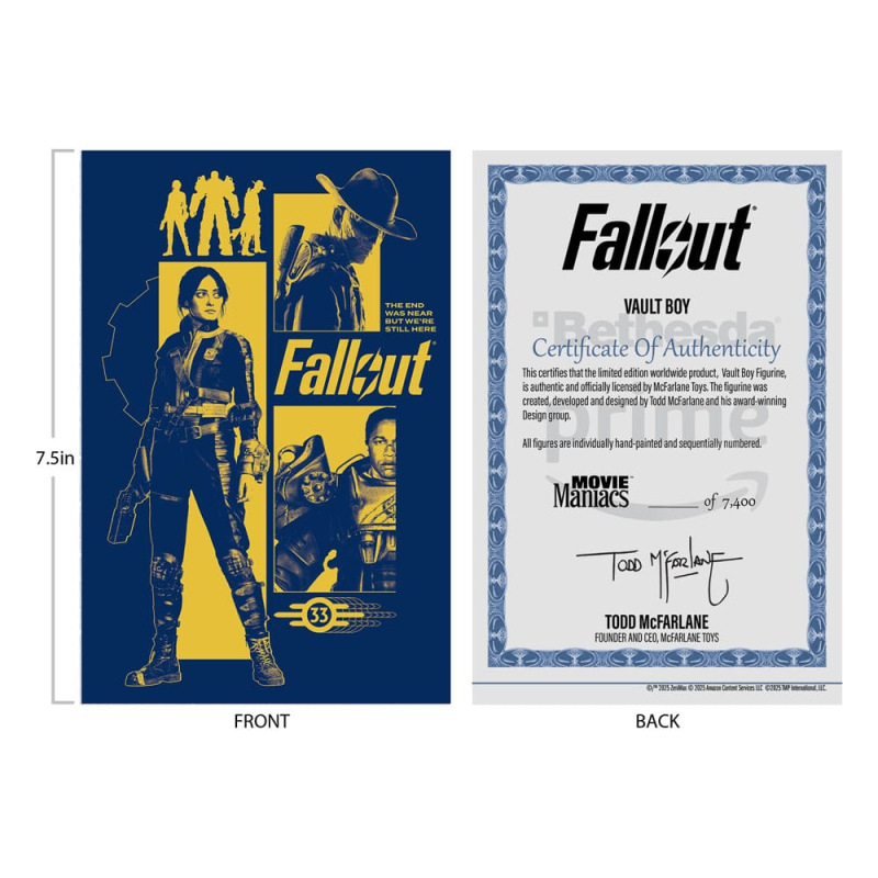 Fallout Movie Maniacs Action Figure Vault Boy Version 3 14 cm 6