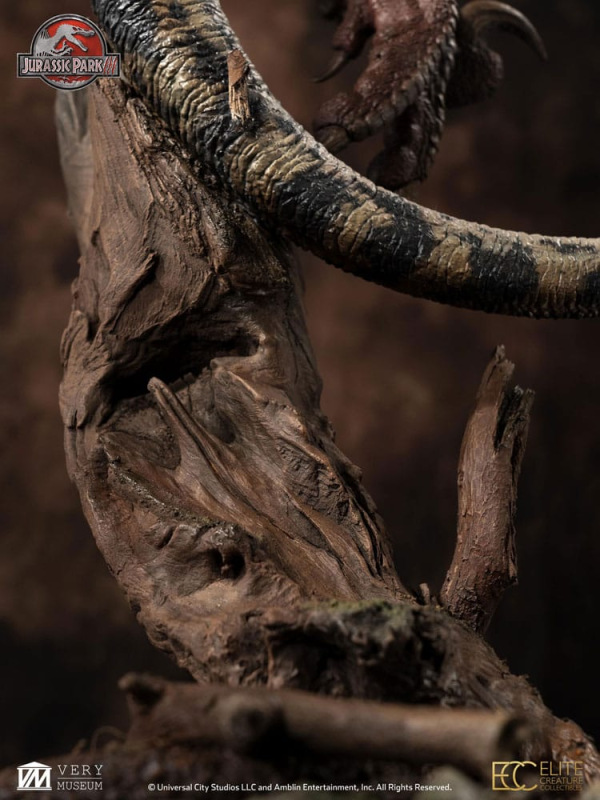 Jurassic Park III Maquette 1/4 Female Velociraptor White Queen 103 cm 11