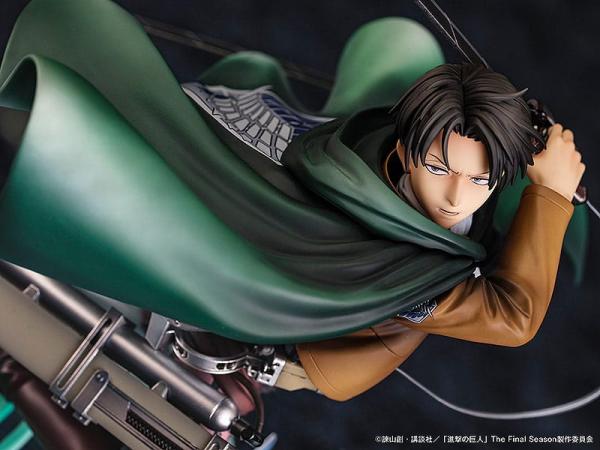 Attack on Titan PVC Statue 1/6 Humanity's Strongest Soldier Levi 23 cm