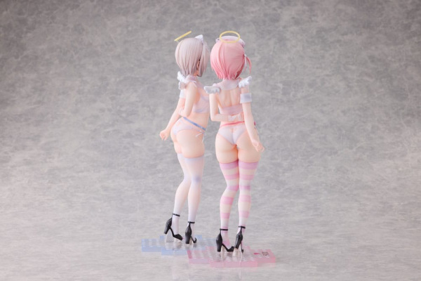 Original Character Statue 1/6 Suzu & Nagi Illustrated by Kuma 4-gou Set Edition 27 cm 8