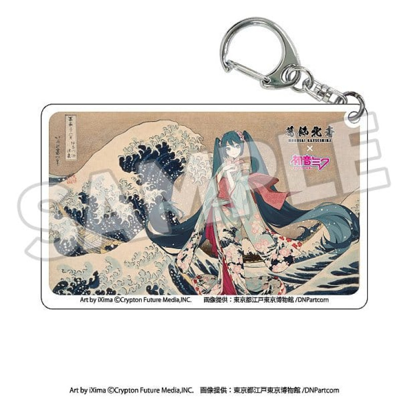 Katsushika Hokusai x Hatsune Miku Acrylic Keychains Blind Box Assortment (8) 3