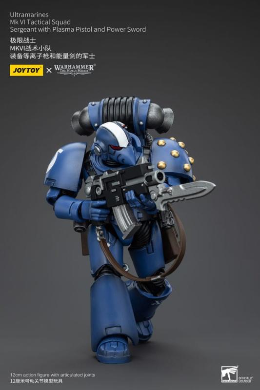 Warhammer The Horus Heresy Action Figure 1/18 Ultramarines MK VI Tactical Squad Sergeant with Plasma 7