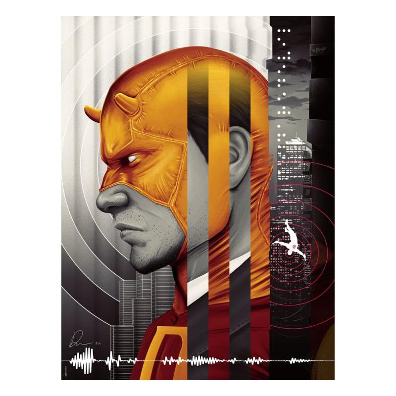 Marvel: Daredevil The Man Without Fear (Yellow Variant) 46 x 61 cm Art Print - Sideshow
