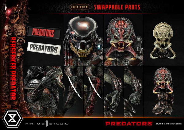 Predators Statue Berserker Predator Deluxe Bonus Version 100 cm 7