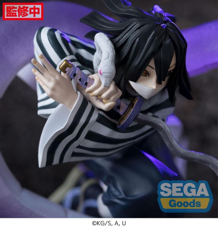 Demon Slayer: Kimetsu no Yaiba Xross Link Anime PVC Statue Obanai Iguro Hashira Training Arc 14 cm