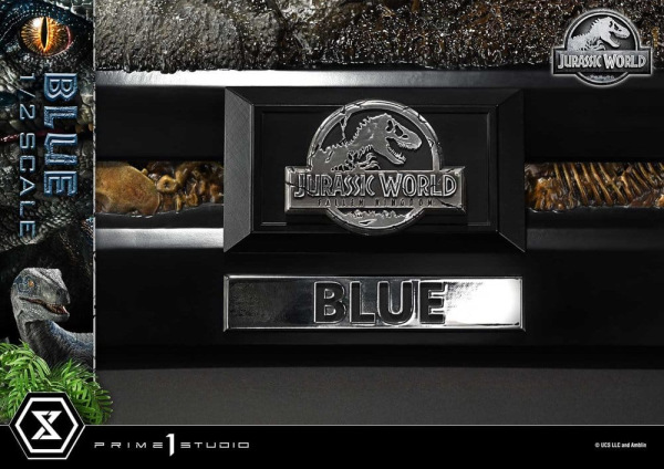Jurassic World: Fallen Kingdom (Film) Legacy Museum Collection Statue 1/2 Blue 88 cm 11