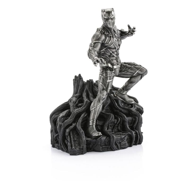 Marvel: Black Panther Guardian 24 cm Pewter Collectible Statue - Royal Selangor