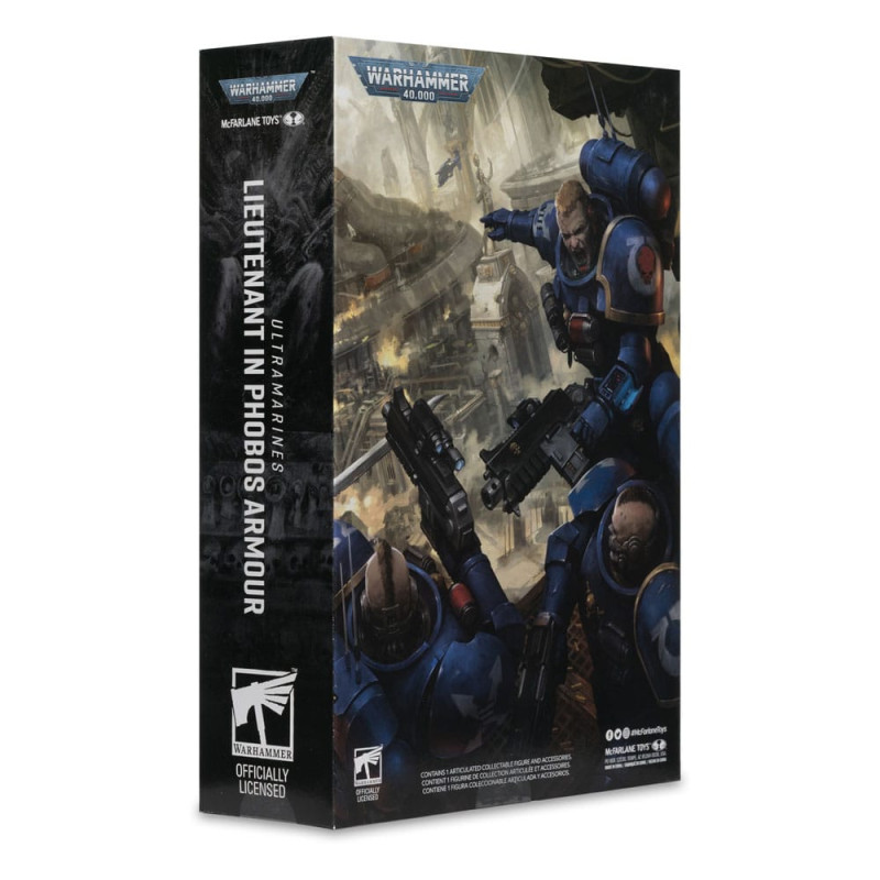 Warhammer 40,000 Action Figure Lieutenant in Phobos Armor (Ultramarines) 18 cm 8