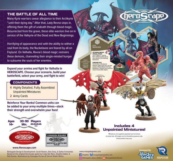 Heroscape Army Expansion Age of Annihilation Revenants of Revna & Nuckelavee (Common) *English Versi 1