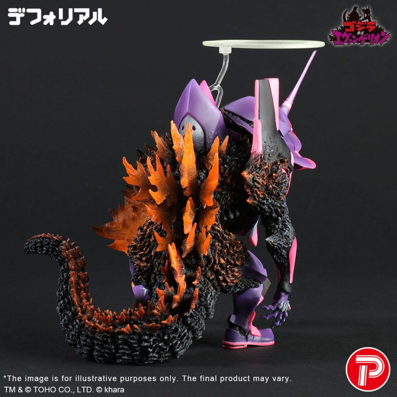 Godzilla vs. Evangelion Deforeal PVC Statue Test Type-01 Burning "G" Awakening Form 19 cm 4