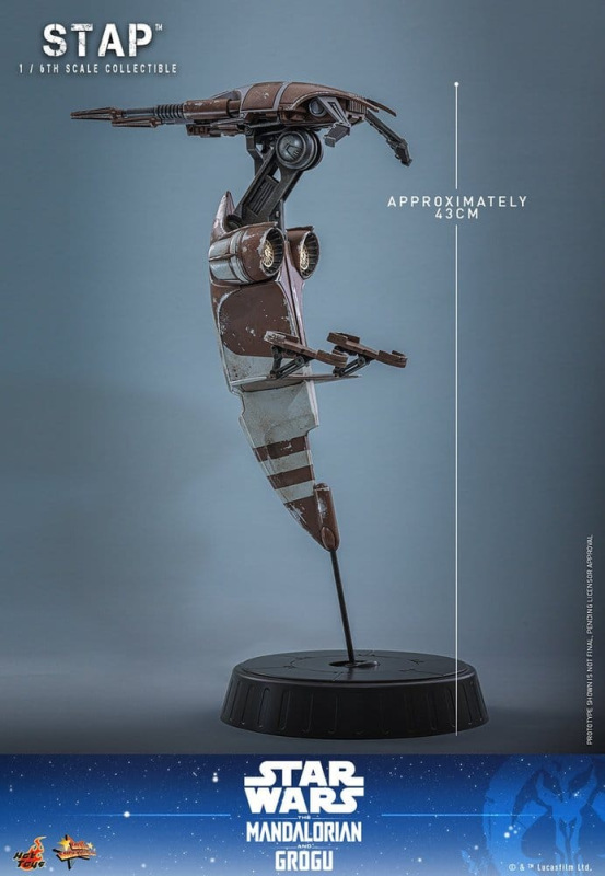 Star Wars: The Mandalorian & Grogu Movie Masterpiece Accessory 1/6 STAP 32 cm 11