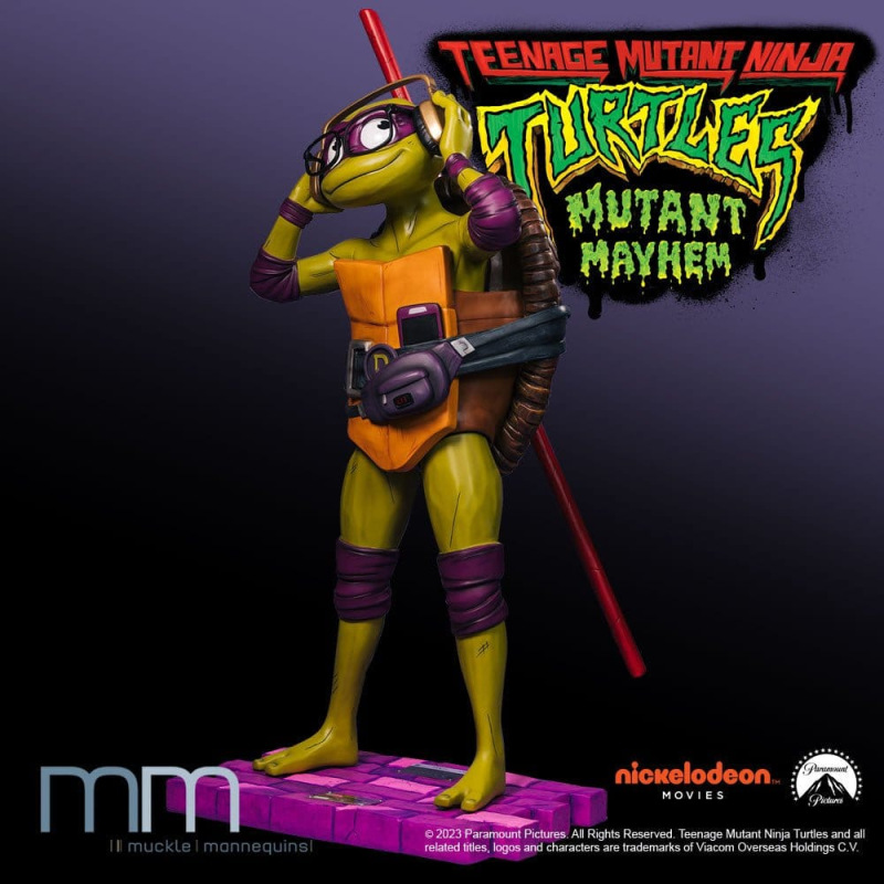 Teenage Mutant Ninja Turtles: Mutant Mayhem Life-Size Statue Donatello 170 cm 3