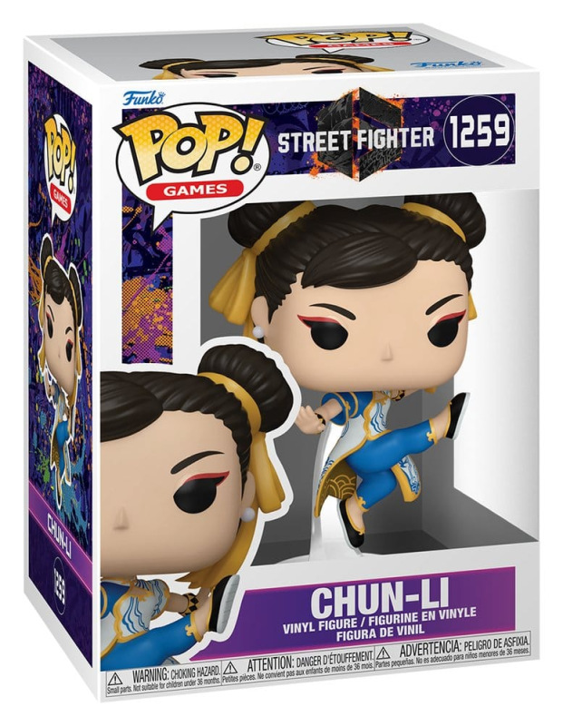 Street Fighter 6 POP! Games Vinyl Figure Chun-li 9 cm 1