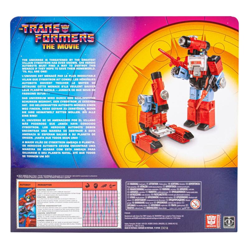 The Transformers: The Movie Retro Action Figure Perceptor 14 cm