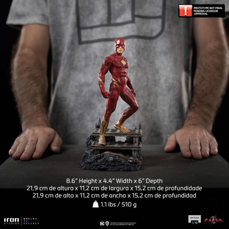 DC Comics The Flash Movie: Flash 1/10 Art Scale Statue - Iron Studios