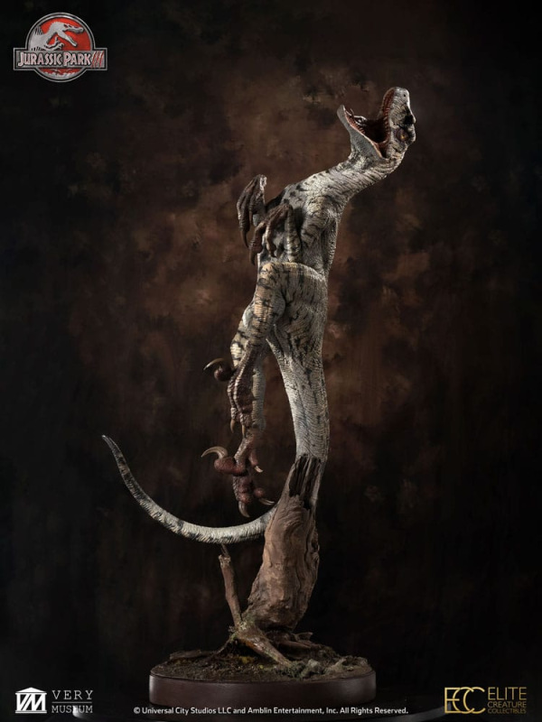 Jurassic Park III Maquette 1/4 Female Velociraptor White Queen 103 cm 1
