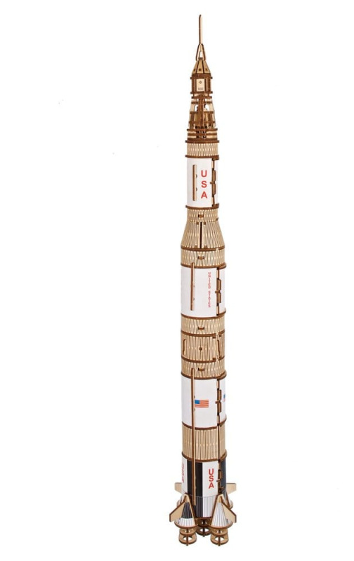 NASA 3D Wooden Puzzle Saturn V 4