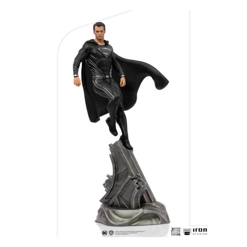 Zack Snyder's Justice League: Superman Black Suit 1/10 Art Scale Statue - Iron Studios