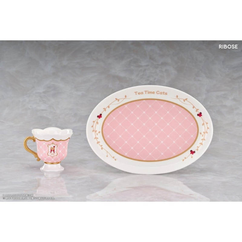 Original Character DLC Series PVC Figure Tea Time Cats Orange Cat 10 cm 8
