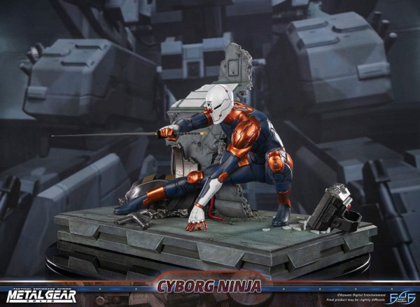 Metal Gear Solid Statue Cyborg Ninja (Gray Fox) 41 cm 10
