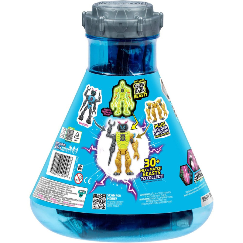 Mr. Beast Lab Hybrids Series 2 Mini Figuren 2er-Pack Lab-Bot vs Gid Skeleton 11 cm 5