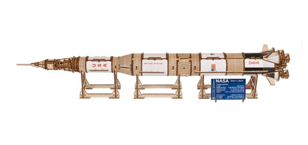NASA 3D Wooden Puzzle Saturn V 6
