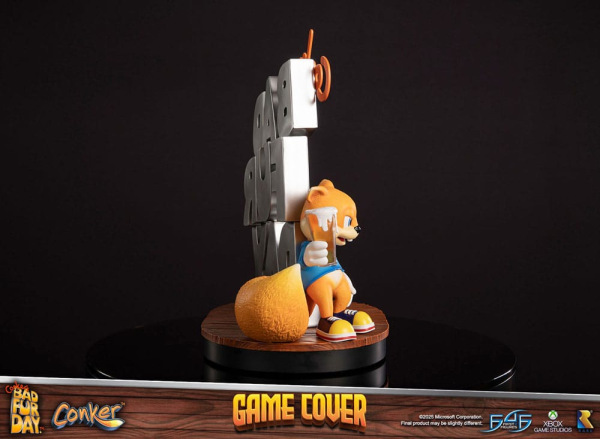 Conker´s Bad Fur Day Statue Game Cover Exclusive Edition 45 cm 6