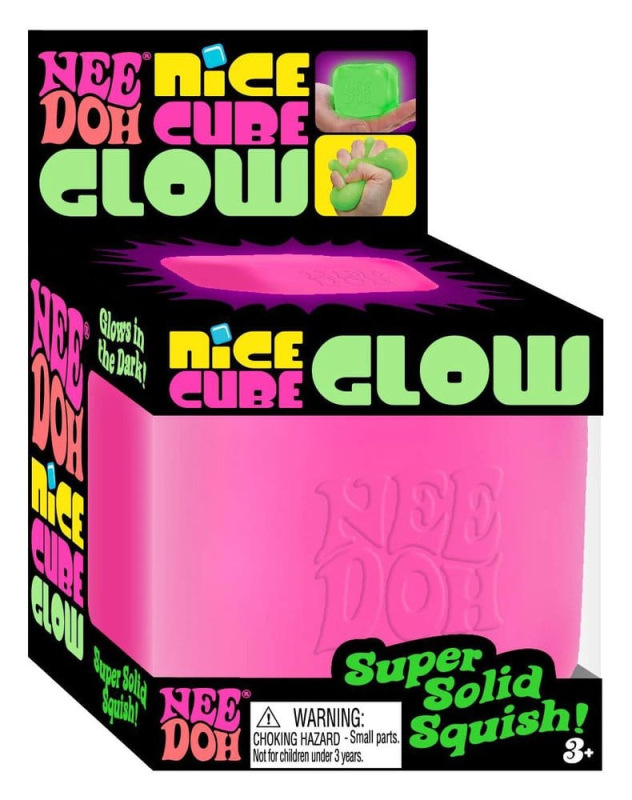 NeeDoh Squeeze Ball Nice Cube Glow (Glow in the Dark) 5 cm Display (12) 4