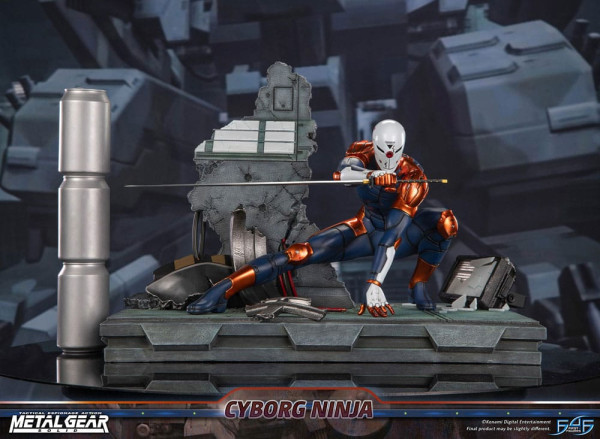 Metal Gear Solid Statue Cyborg Ninja (Gray Fox) 41 cm 12