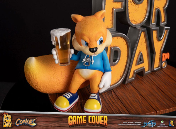 Conker´s Bad Fur Day Statue Game Cover Exclusive Edition 45 cm 12