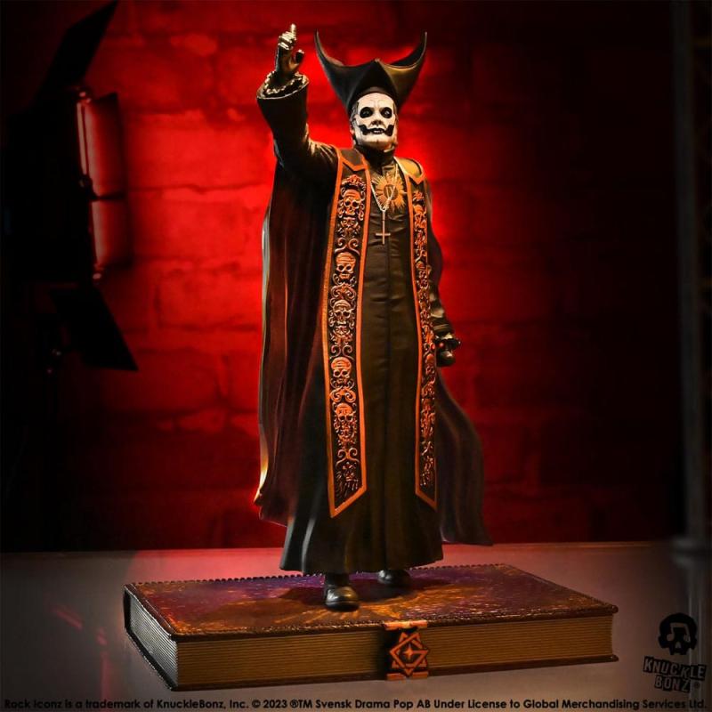 Ghost Rock Iconz Statue 1/9 Papa Emeritus IV (Black Robes) 22 cm 2