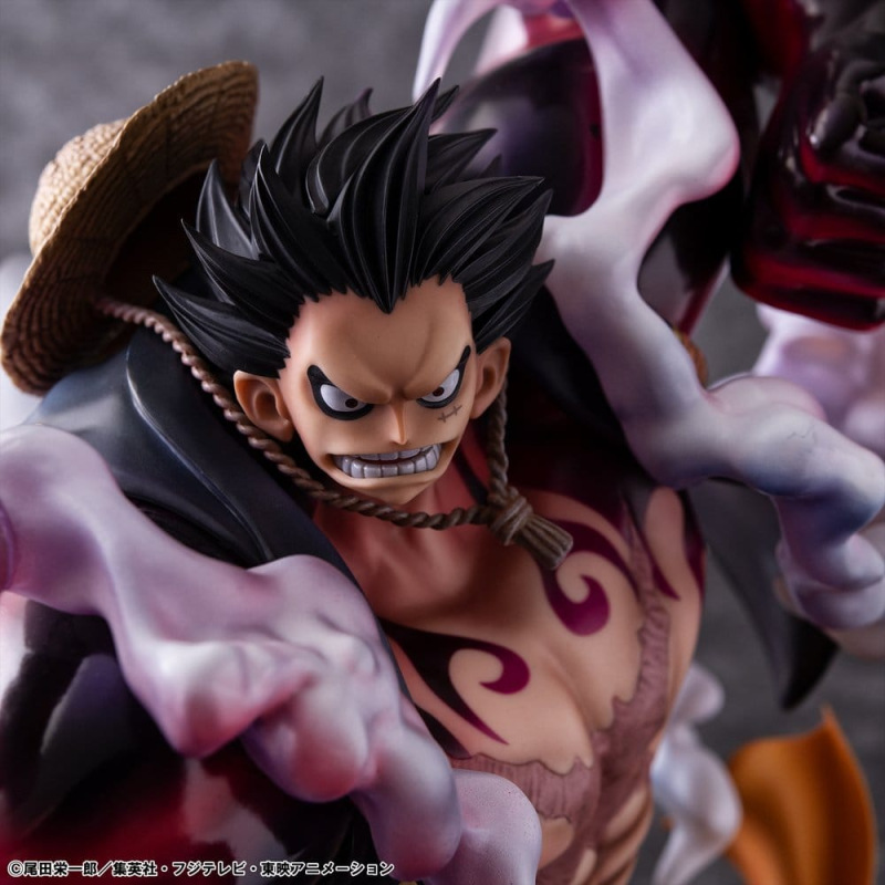 One Piece Portrait.Of.Pirates SA-Maximum PVC Figure Monkey D. Luffy Gear 4 Bounce-Man 10th Limited V 7