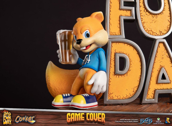 Conker´s Bad Fur Day Statue Game Cover Exclusive Edition 45 cm 10