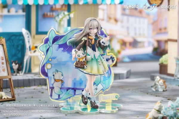 Honkai: Star Rail Rise Up+ Chibi Cat Series Mini Figure Firefly Ver. 18 cm 5