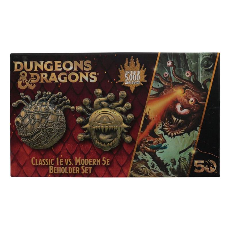 Dungeons & Dragons Medallion Set 50th Anniversary Beholder Twin Edition