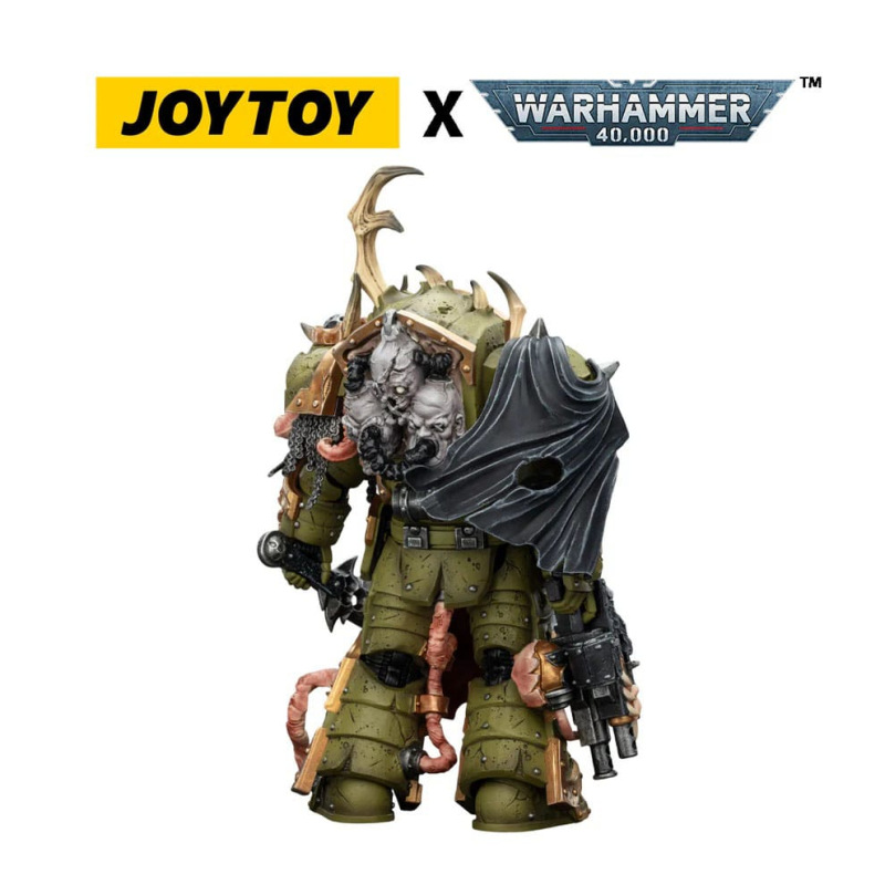Warhammer 40,000 Action Figure Death Guard Blightlord Terminator 3 with Combi-bolter and Bubotic Bla 3