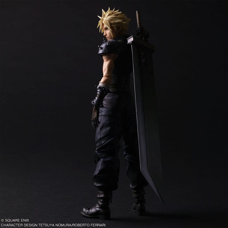 Final Fantasy VII Rebirth Play Arts Shin Action Figure Cloud Strife 27 cm 2