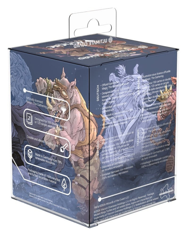 Ultimate Guard RTE Boulder 100+ Magic: The Gathering | Teenage Mutant Ninja Turtles - Technodrome Ba 9