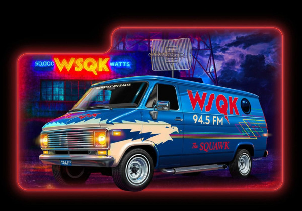 Stranger Things Model Kit 1/25 Squawk Van 21 cm 6