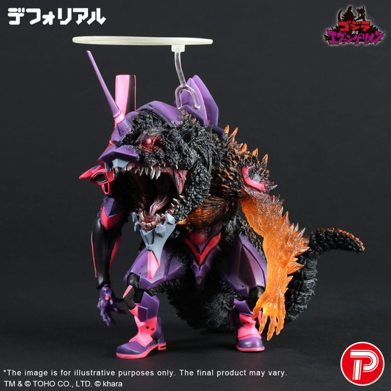 Godzilla vs. Evangelion Deforeal PVC Statue Test Type-01 Burning "G" Awakening Form 19 cm 1